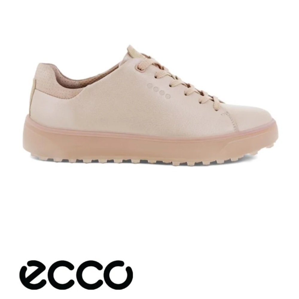 ECCO Women's Tray Laced Golf Shoes - Rose Pearl
